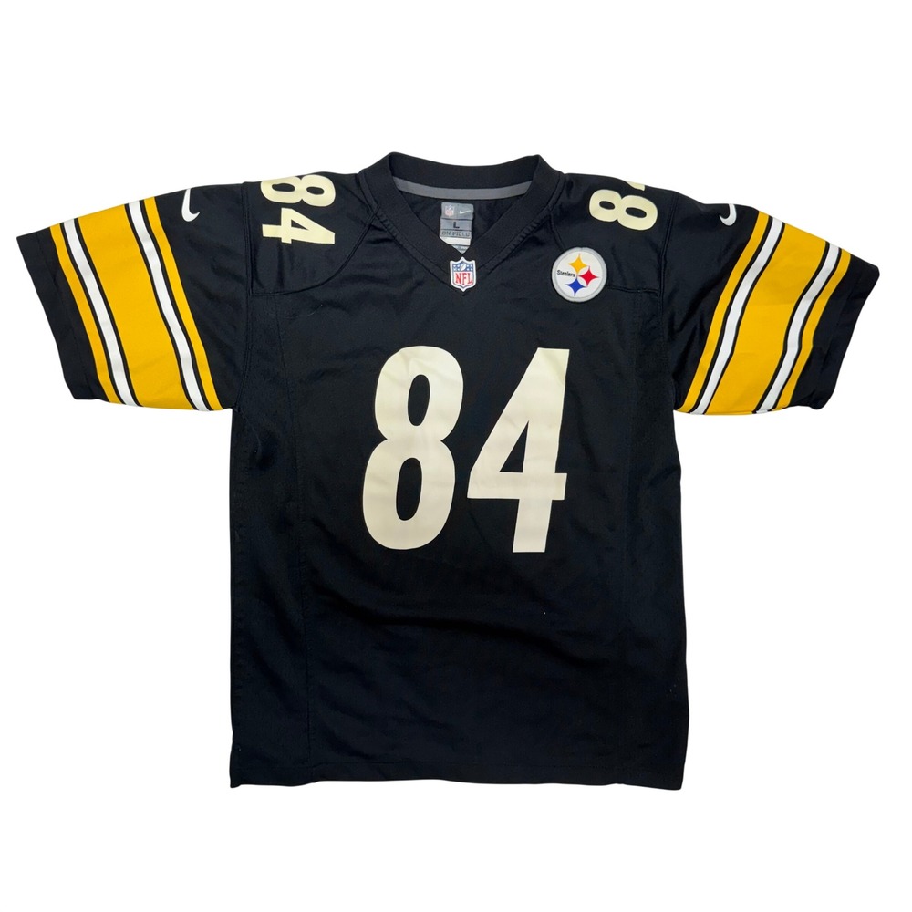 Nike Pittsburgh Steelers Antonio Brown 84 Jersey Kids Large 14/16 Black Gold NFL